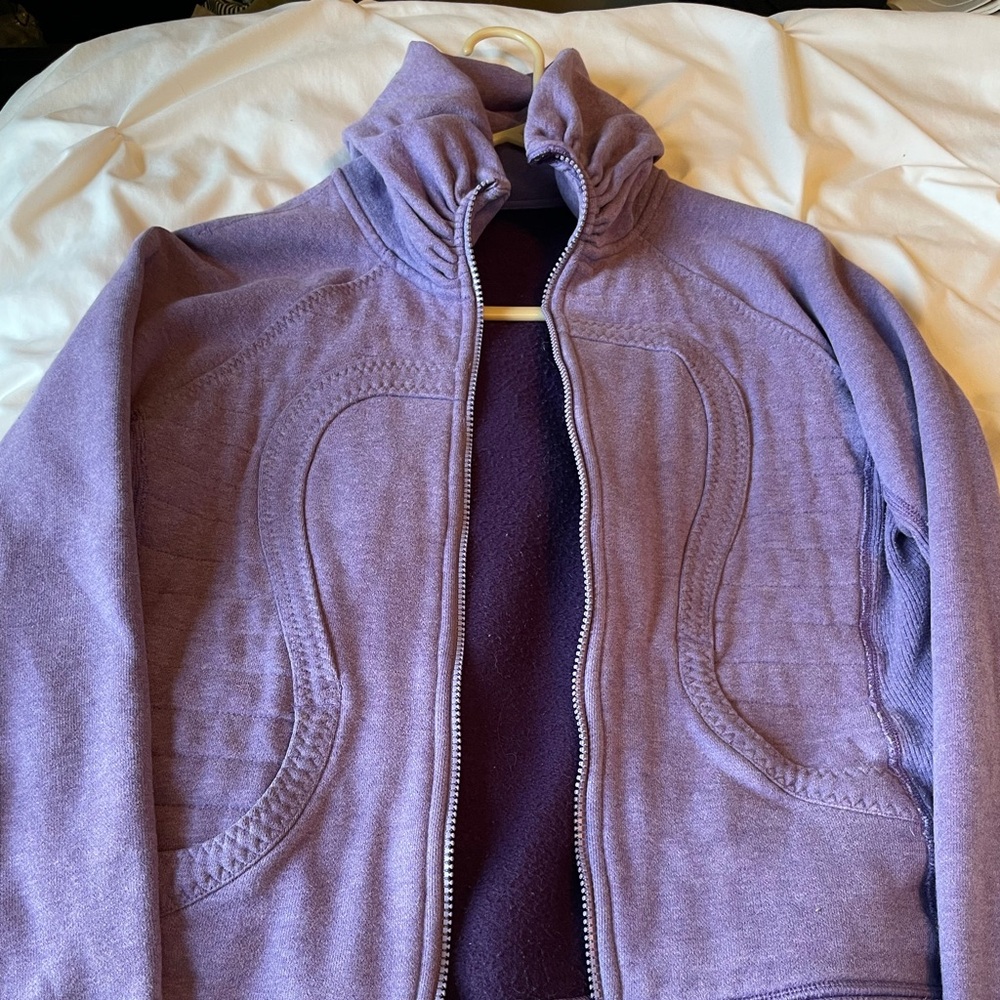 Purple Lululemon Scuba Jacket Size 10